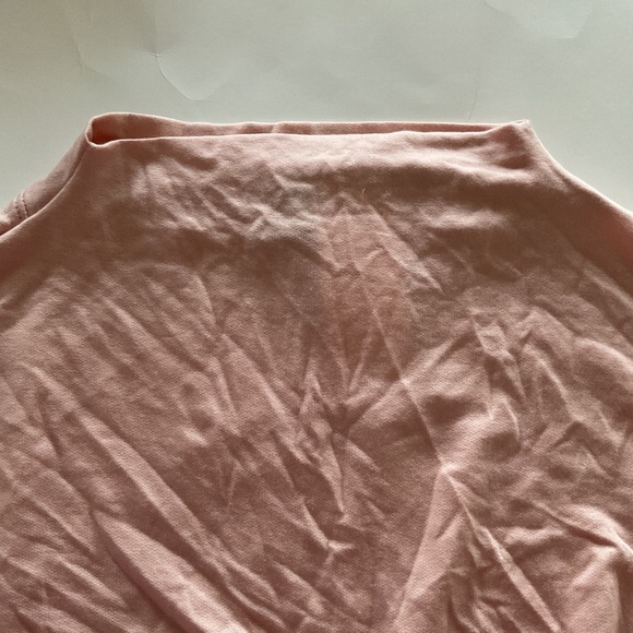 NWT Eileen Fisher Stretch Terry Funnel Neck Box-Top Sz XXS Blush Boxy Fit $158 - Picture 3 of 9